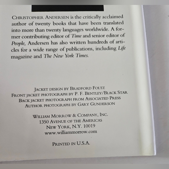 Bill & Hillary The Marriage Christopher Andersen 99 Home Accent Coffe Table book - Picture 3 of 14